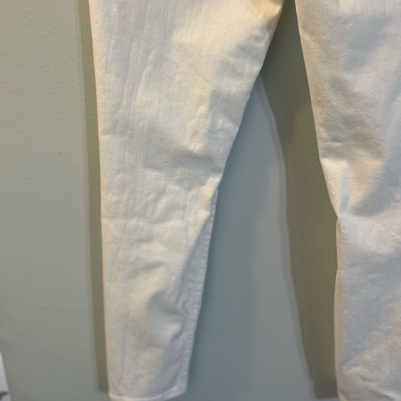 Loft Outlet like new White Skinny Ankle jeans size 6 - Picture 8 of 14